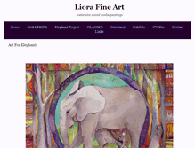 Tablet Screenshot of liorafineart.com